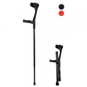 220 RASF CARBON BLACK, Berle skládací anatomická, držadlo pro levou ruku