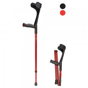 220 RASF CARBON RED, Berle skládací anatomická, držadlo pro pravou ruku