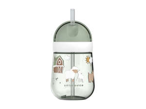 Hrnek s brčkem 300 ml 9m+ Farma