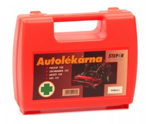 Autolékárnička velikost I. – kufřík oranžový 153/2023 Sb.