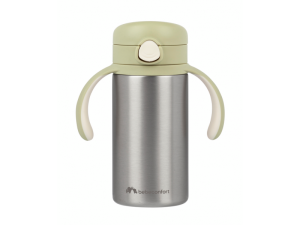 Hrnek termoizolační s brčkem nerez 280 ml Green