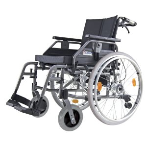 538-23 PLUS, Invalidní vozík s brzdami, šířka sedu 48 cm