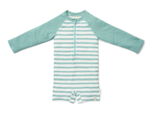 Plavky dlouhý rukáv Stripes Surf Blue vel. 98/104