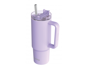 Nerezový termohrnek s brčkem Stream Purple 950 ml