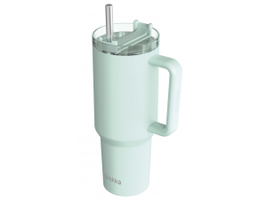 Nerezový termohrnek s brčkem Stream Turquoise 1200 ml