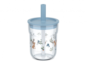 Kelímek s brčkem 250 ml Forest Friends